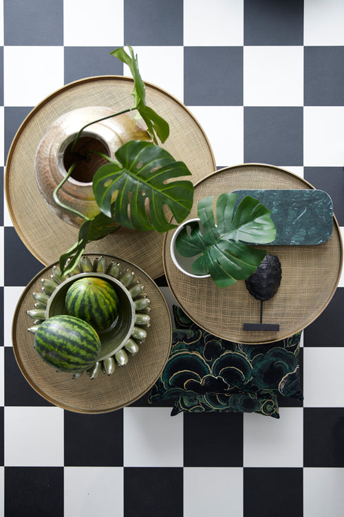 Light & Living salontafel POPETA - Ø75x35cm - brons - vtwonen shop