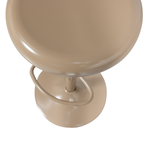 WOOOD barkruk Isaac - Metaal - Zand - 81x39x39 - vtwonen shop