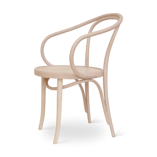 Fameg Venice No. 9 Houten Eetkamerstoel Whitewash - Met Armleuning - vtwonen shop