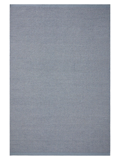 benuta wollen vloerkleed Rocco - blauw - 250x350 cm