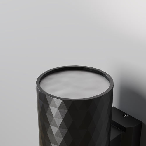 Maytoni Outdoor - Wandlamp Bowery - Zwart - Ø6,5 - vtwonen shop