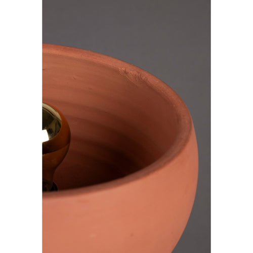 Dutchbone Zahra Tafellamp  M Terracotta - vtwonen shop