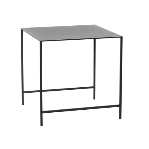 Hübsch bijzettafel Duo - ijzer - 40x40xh40, 45x45xh45cm