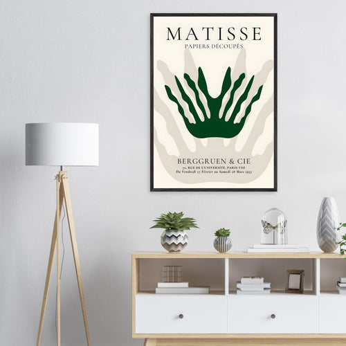 Artfulprints Poster Matisse – Sea crown   - 50x70 cm - Grijs