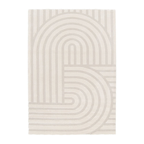 AFK Living vloerkleed  Baltus - reliëfeffect - beige - 200 x 290 cm