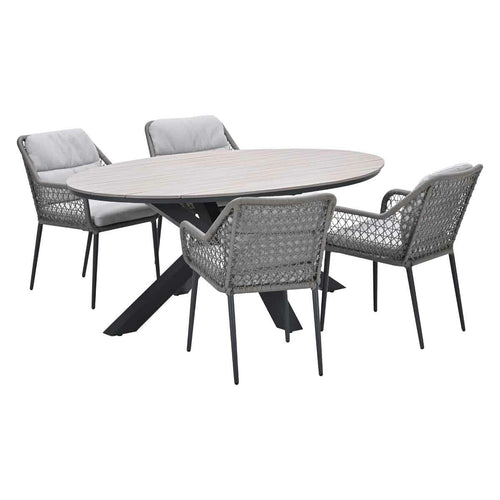 Garden Impressions tuinset Pemba - Tulli - taupe - 180x115 cm - 5-delig - vtwonen shop