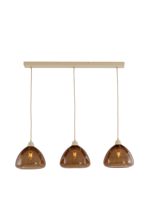 Light & Living hanglamp BISHO - bruin - 94x26x19cm - vtwonen shop