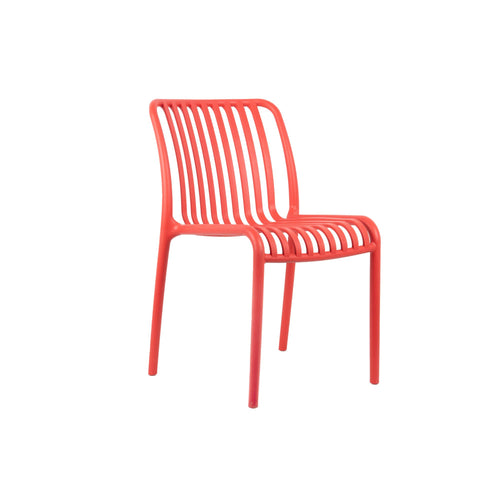 Leitmotiv stoel Glee - rood - 58x42x79cm - vtwonen shop
