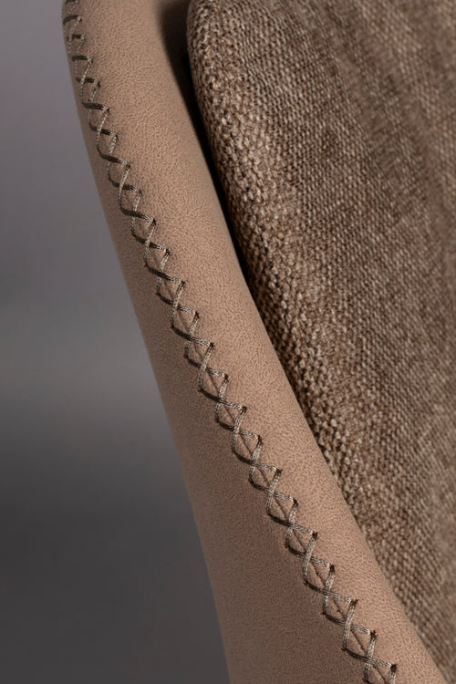 Dutchbone Wakefield Stoel Beige - Set van 2 - vtwonen shop