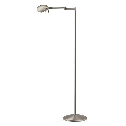 Freelight vloerlamp Piattino - 1 lichts - 25  x 120   cm - mat chroom - vtwonen shop