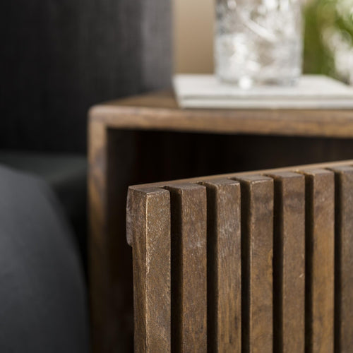 Giga Meubel Nachtkastje Tweak - Naturel Hout - Set van 2 - 40x30x60cm - vtwonen shop