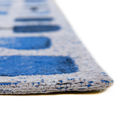 Louis De Poortere vloerkleed Amparo Blues - blauw - 80x250cm - vtwonen shop