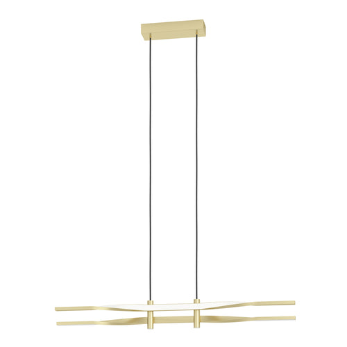 EGLO hanglamp Colmeal - led - 76 cm - goud/wit - vtwonen shop