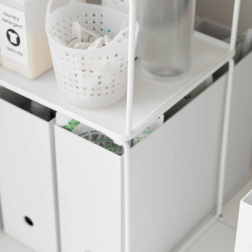 Yamazaki Tower Stapelbaar rek inklapbaar L - Wit