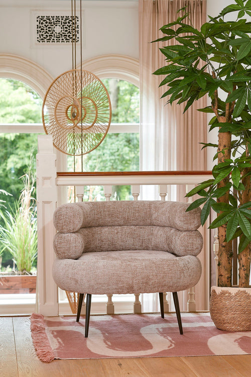 Mica Decorations  Jorck Plantenmand - Set van 3 - H24 x Ø26 cm - Zeegras - Beige, Bruin