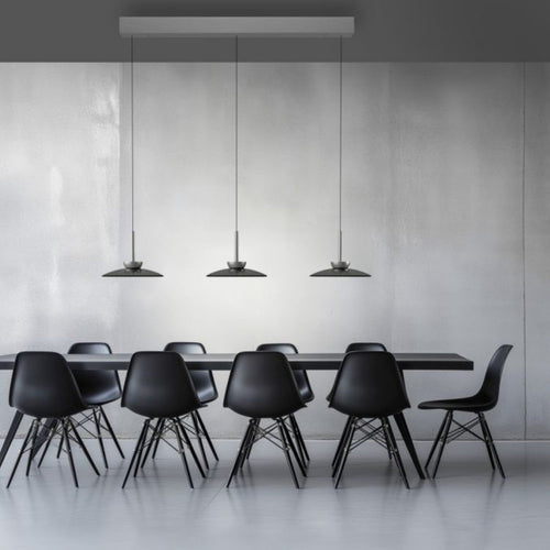 Neuhaus PURE hanglamp Moon - 3 lichts - 35  x 200   cm - grijs - vtwonen shop