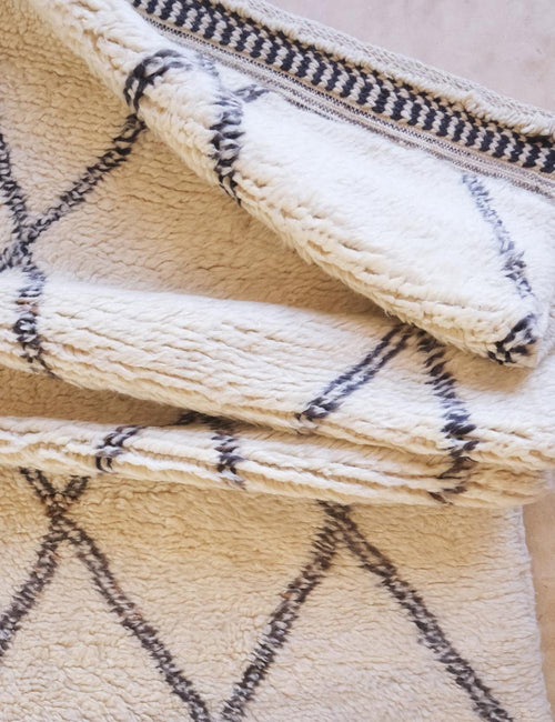 AFK Living vloerkleed Berber - handgemaakt - Wol - 160 x 230 cm