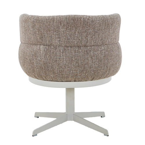 DÉJA Living Eetkamerstoel Maribel - Taupe/Beige - Draaibaar - vtwonen shop