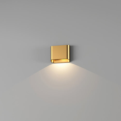 Artdelight Wandlamp Diaz 1L - Warm Goud