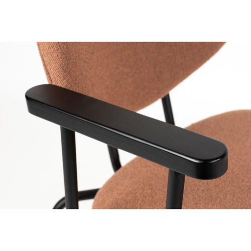 Housecraft Living Zelo Eetkamerstoelen Armleuning Roze - Set van 2 - vtwonen shop