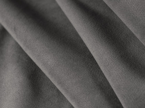 Cosmopolitan Design rechter hoekbank Chicago 4-zits, flueel grijs - 167x294x78cm