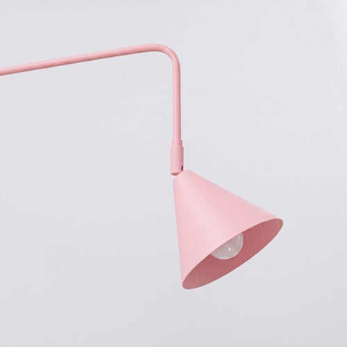 Sollux Lighting Wandlamp NOX roze - 14x61x30cm