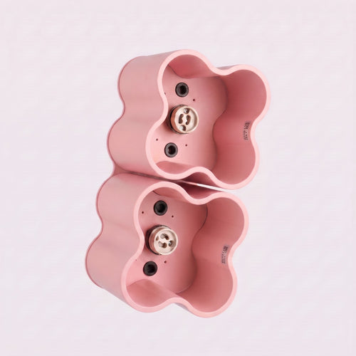 Sollux Lighting Plafondlamp OVIO 2 roze GU10 - 24,5x12x12cm
