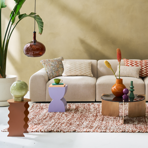 Urban Nature Culture bijzettafel Wavy - Ø 30 * 43.5 CM - vtwonen shop