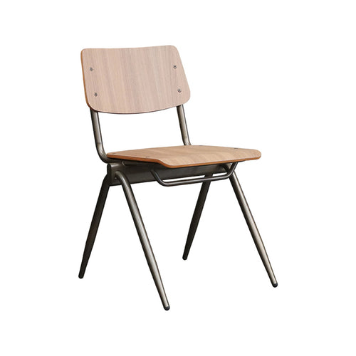 LABEL51 Eetkamerstoel Solid - Bruin Hout - Set van 2 - vtwonen shop