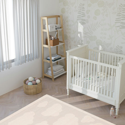 AFK Living vloerkleed  Nuages - reliëfeffect - beige - 120 x 170 cm