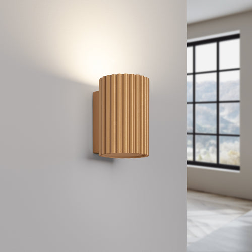 Sollux Lighting Wandlamp KARBON 10 goud - 6,5x8,5x10cm