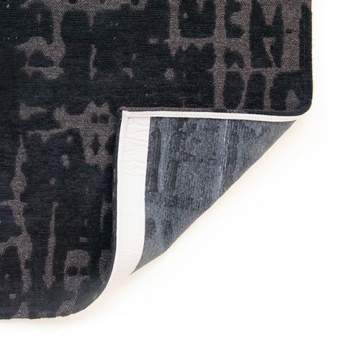 Louis De Poortere vloerkleed Black Water - zwart - 80x250cm - vtwonen shop