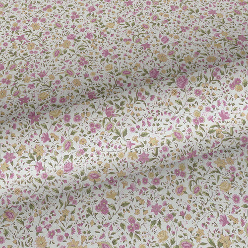 Sanders & Sanders behang bloemetjes paars, groen en geel - 53 cm x 10 m - 640394