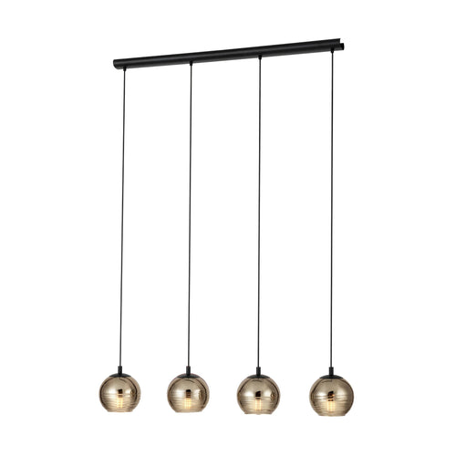 EGLO hanglamp Lemorieta - e27 - 111 cm - zwart/goud - vtwonen shop