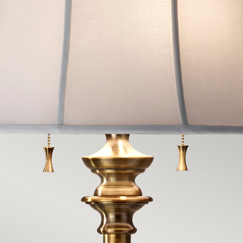 Elstead Stateroom - 2 Lichts Vloerlamp Messing, E27