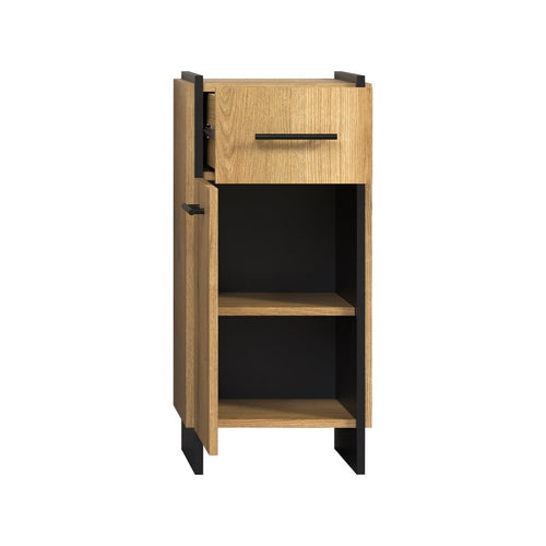 Calicosy - Badkameronderkast ELLIE - licht hout 37x31x79 cm