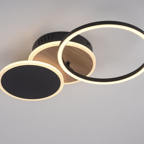 Paul Neuhaus plafondlamp Baikal - 3 lichts - 43  x 8.2   cm - zwart