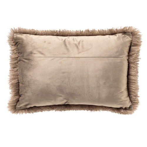 IBBY - sierkussen 40x60 cm - gerecycled - fluffy - Driftwood - taupe