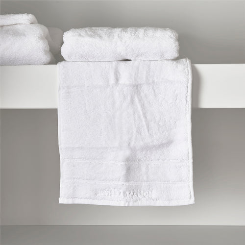 Rivièra Maison RM Hotel Guest Towel white 50x30 - Katoen - Wit - vtwonen shop