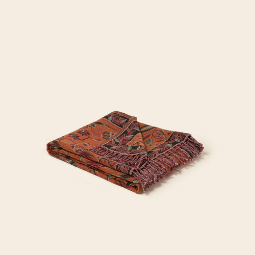 Madura Werpen Sundari oranje en veelkleurig 140x200 cm