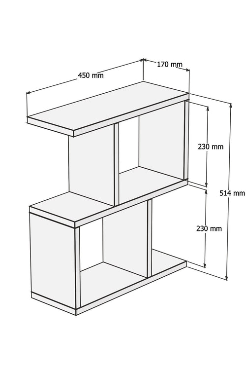 Calicosy - Bijzettafel Zet - 17x45x51,4 cm