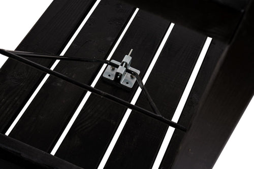 MaximaVida inklapbare picknicktafel Riga 200 x 70 cm blackwash - FSC vurenhout