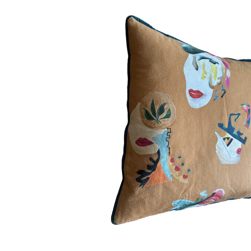 Catchii Kussen los benditos entrance hall pink - vtwonen shop