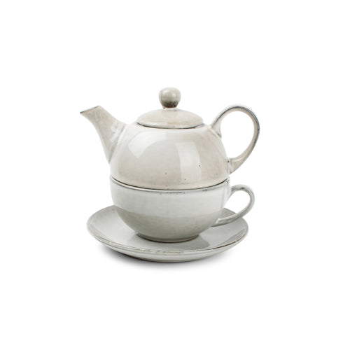 Salt & Pepper - Tea for one set groen Artisan