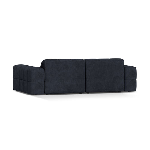 Cosmopolitan Design - Bank Chicago 3-zits, chenille marineblauw - 102x212x78cm