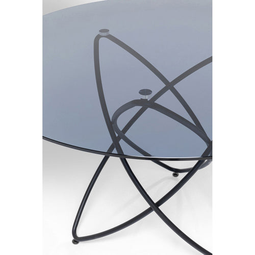 Kare Design Eettafel Molekular Ø120cm zwart