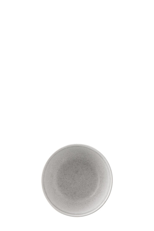 J-Line schaal Luna - keramiek - lichtgrijs - small - 2 stuks