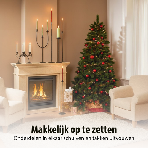 Triumph Tree Tsuga Kunstkerstboom - Kerstboom H185 x Ø109 cm - Groen