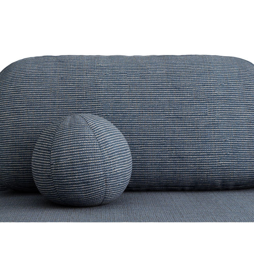 Cosmopolitan Design - Slaapbank met opbergdoos Sophia 3-zits, structurele stof grijsbruine mix - 110x202x89cm