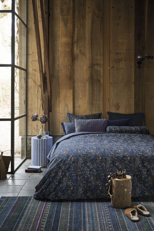 Pip Studio Dekbedovertrek Tutti I Fiori - 240 x 200/220 cm - Donkerblauw
